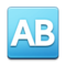 Ab Button (blood Type) emoji on Samsung